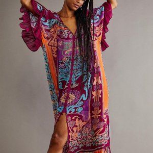 Free People Back Barcelona Kaftan Maxi Kimono